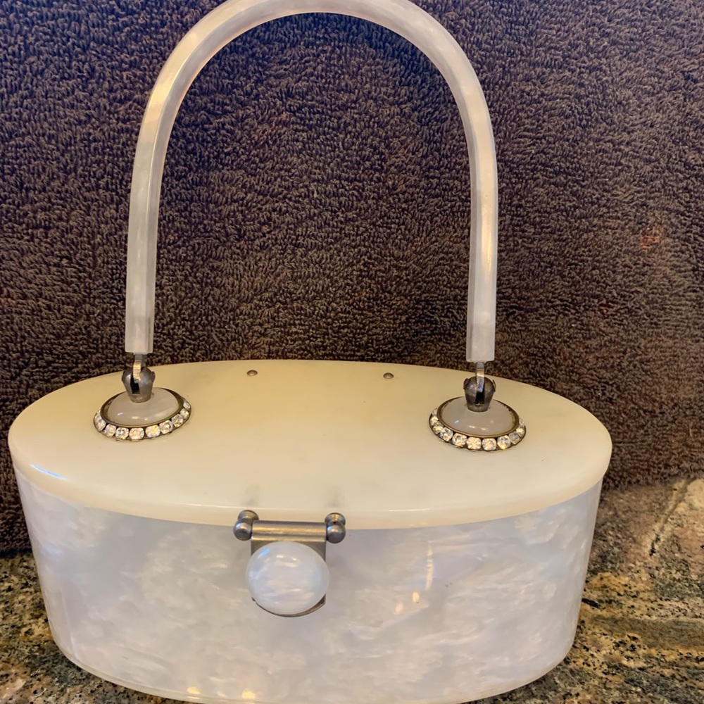 Mother of Pearl vintage purse 1950s
